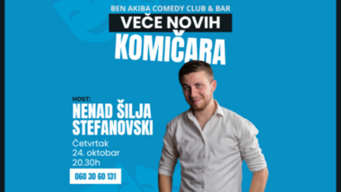 Veče novih komičara - host: Nenad Šilja Stefanovski